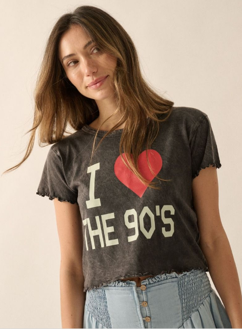 Vintage-style "I Love The 90's" Tee