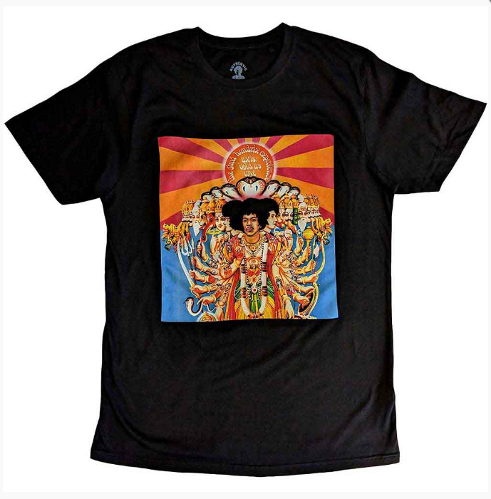 Jimi Hendrix Unisex T-Shirt featuring the 'Axis' design