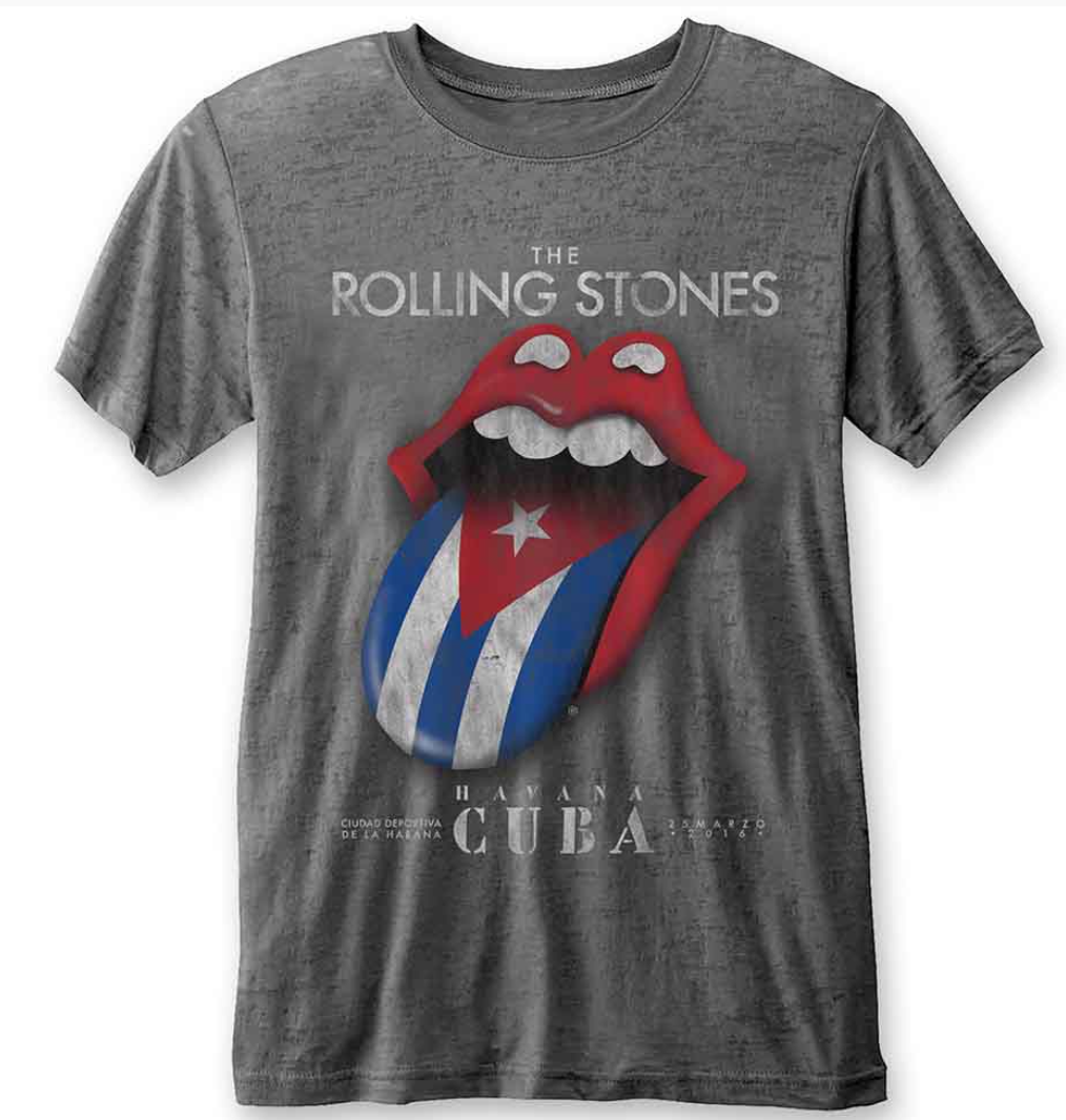 Rolling Stones Unisex 'Havana Cuba' Tee