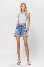 Load image into Gallery viewer, High Rise Shorts W Rolled Cuff
