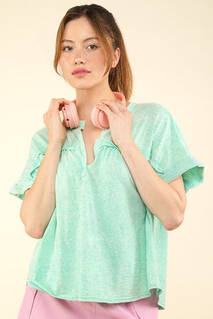 Nochted Short Sleeve Washed T-Shirt