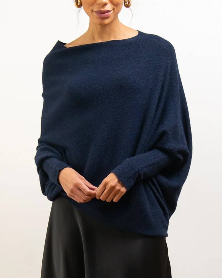 Soft Knitted Drapey Sweater