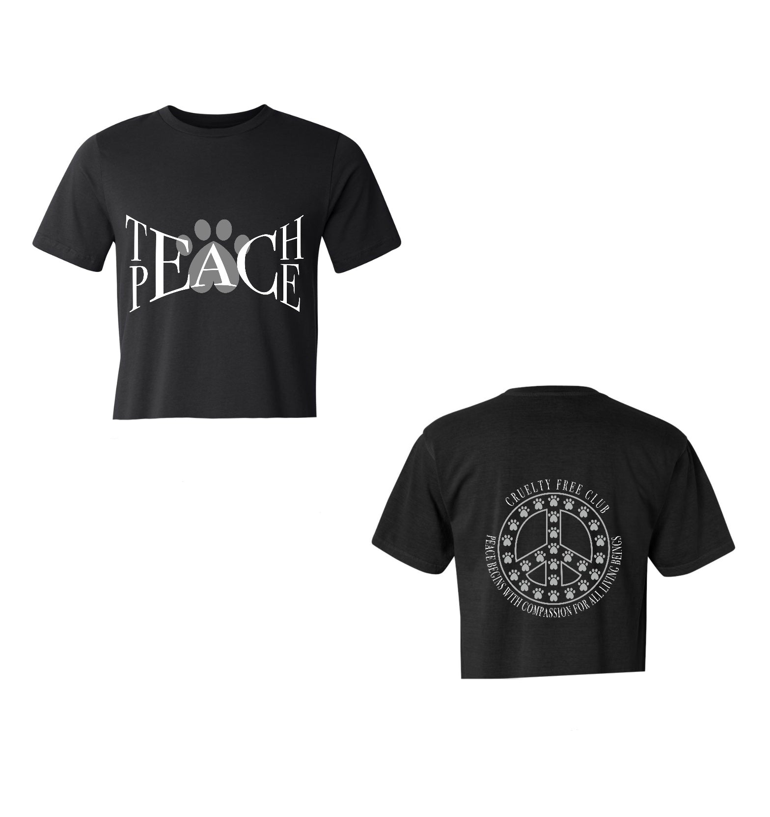 Teach Peace Tee (Cropped or Unisex)