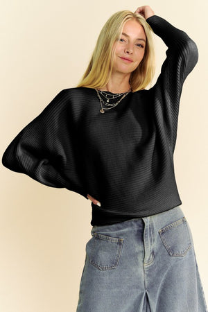 Batwing Sleeve Sweater