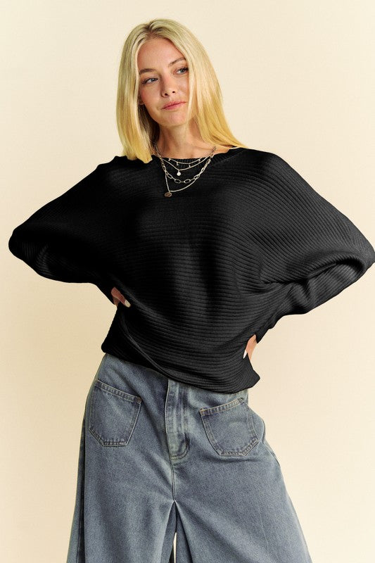 Batwing Sleeve Sweater