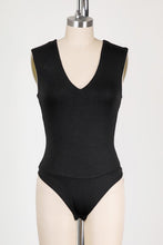 Load image into Gallery viewer, Rayon Modal V Neck Sleeveless Bodysuit
