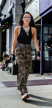Load image into Gallery viewer, Green camo tencel Cargo Pants
