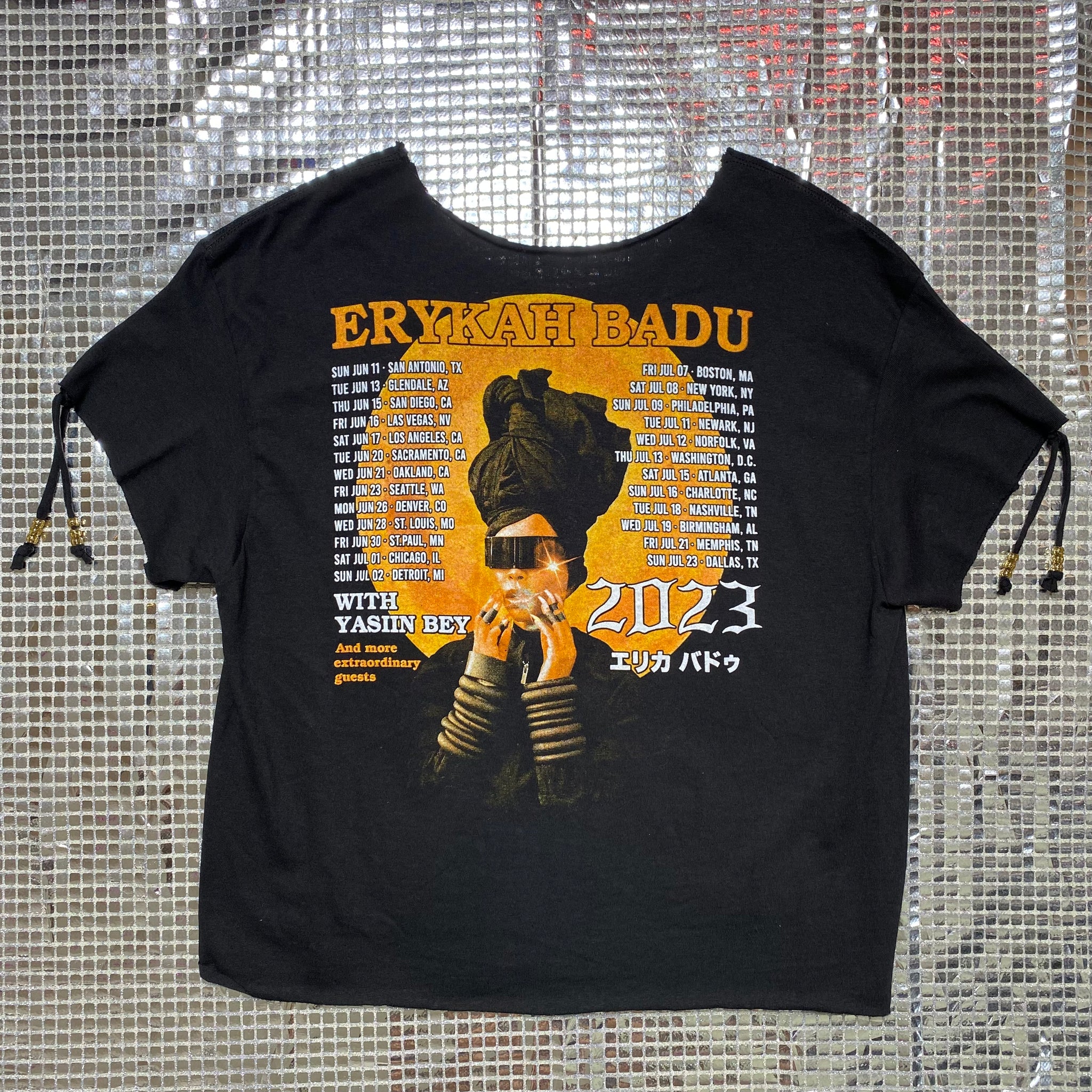 OOAK Erykah Badu Cold Shoulder Tee