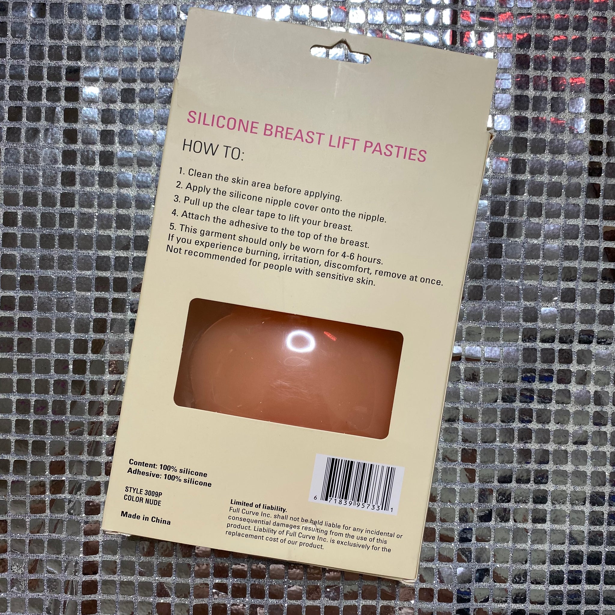 Silicone Breast Lift Pasties  PLUS SIZE