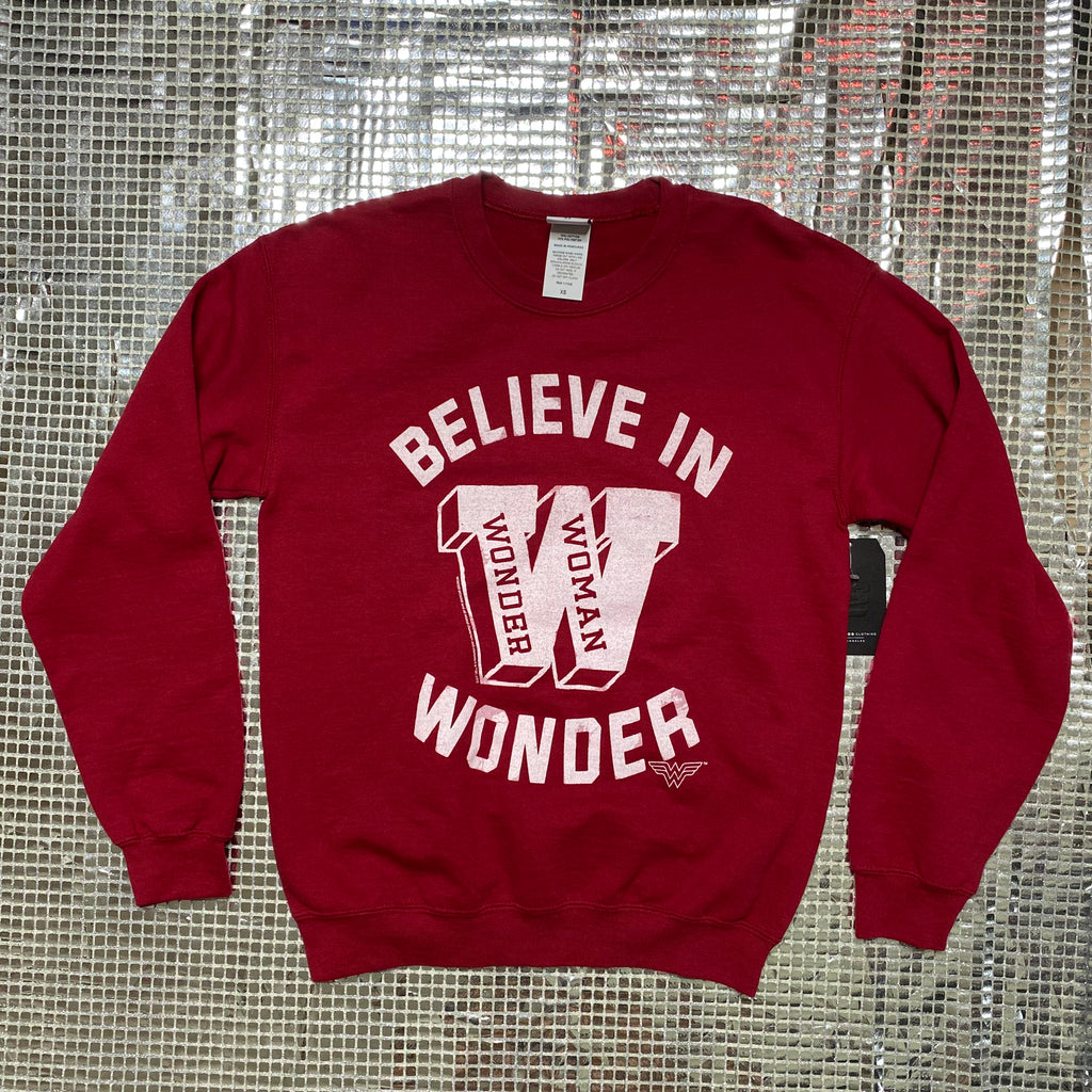 "We Believe in Wonder" Wonder Woman Crewneck Sweatshirt