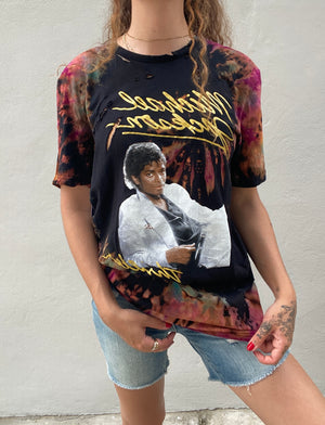 Reverse Tie Dye Michael Jackson