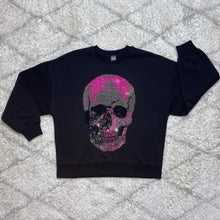 Load image into Gallery viewer, Pink Bling Skull Crew Neck
