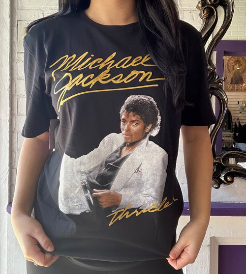 Michael Jackson Thriller White Suit tee