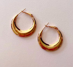 Gold Classic Hoop