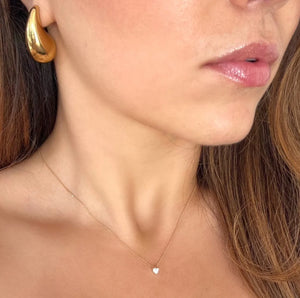 Gold Chunky Drop Earrings