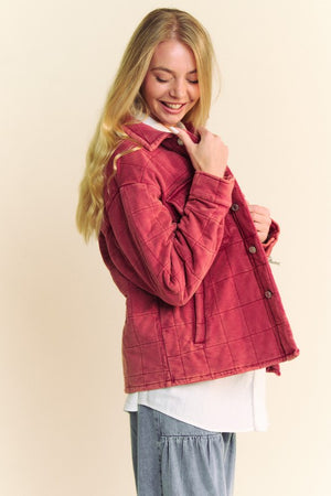 Quilted Button Down Shacket