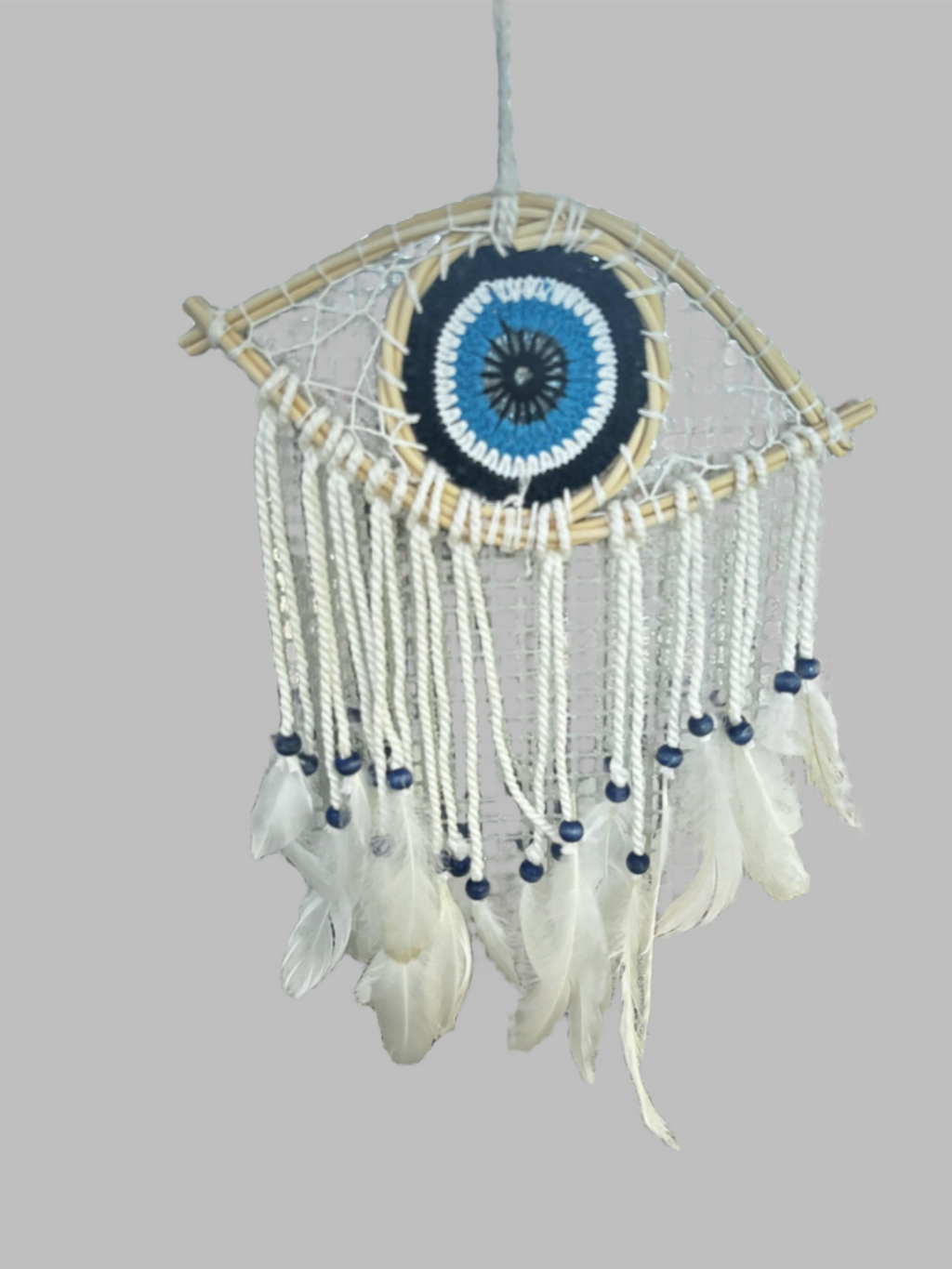 Hand Made Crochet Evil Eye Dream Catcher