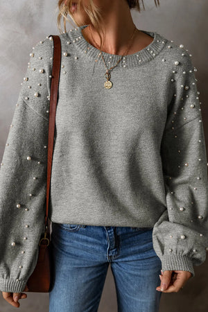 Pearl Round Neck Sweater