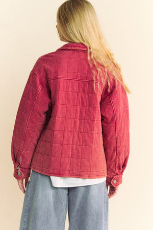 Quilted Button Down Shacket