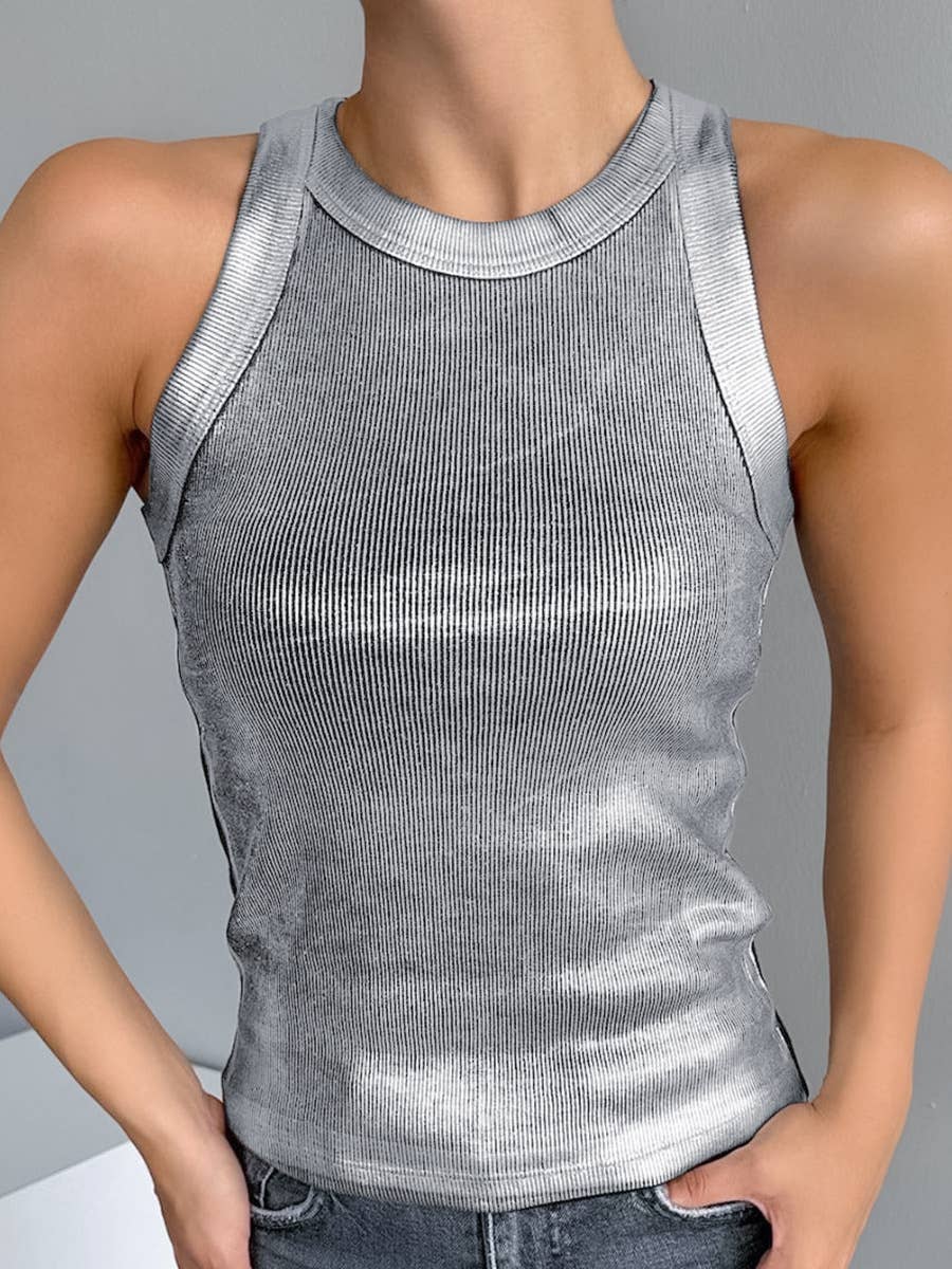 Metallic Tank Top