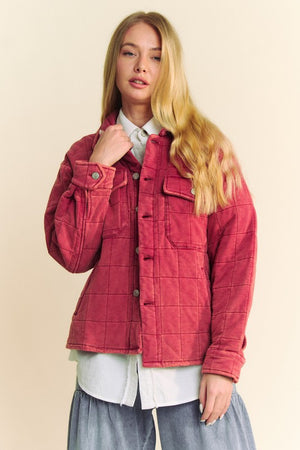 Quilted Button Down Shacket