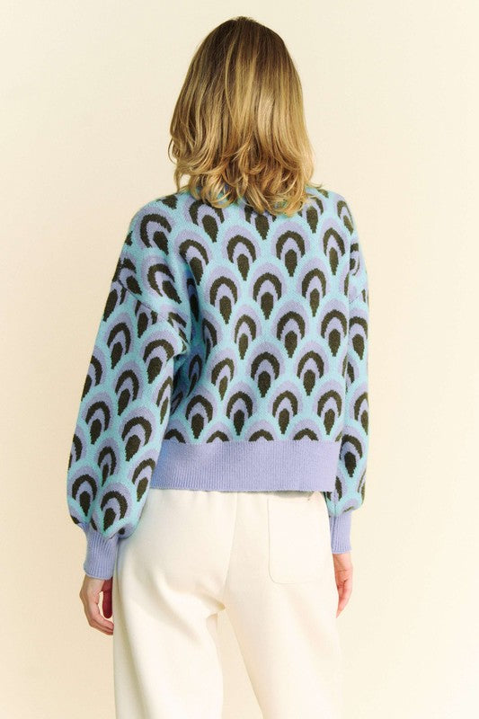 Scale Jacquard Sweater