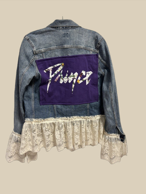 Tribute To Prince Denim & Lace Jacket