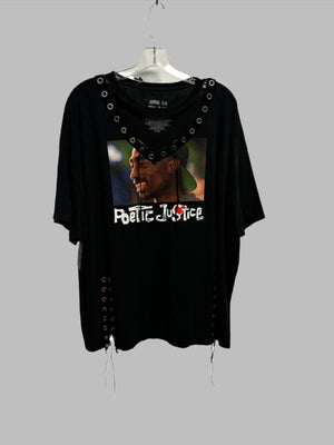 Tupac /Poetic Justice Lace-up Dress