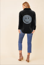 Load image into Gallery viewer, Denim Smiley Twill Shirting

