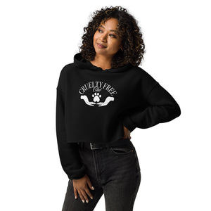 Cruelty Free Club Logo Cropped Hoodie