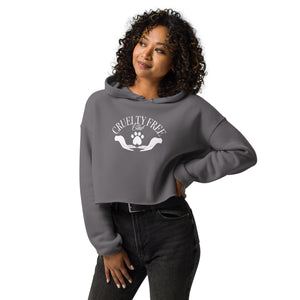 Cruelty Free Club Logo Cropped Hoodie