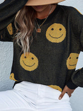Load image into Gallery viewer, Smiley Face Sweater
