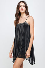 Load image into Gallery viewer, Metal Fringed Mini Dress
