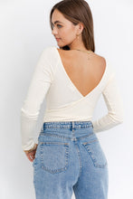 Load image into Gallery viewer, Long Sleeve Surplice Bodysuit
