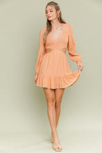 Load image into Gallery viewer, V-Neck Smocking Bodice Dress
