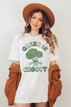 Load image into Gallery viewer, Green Is Groovy Graphic Tee
