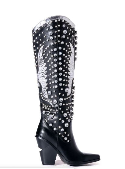 Upbeat Bling Boots