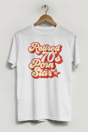 Retired 70's Pornstar Retro T-Shirt