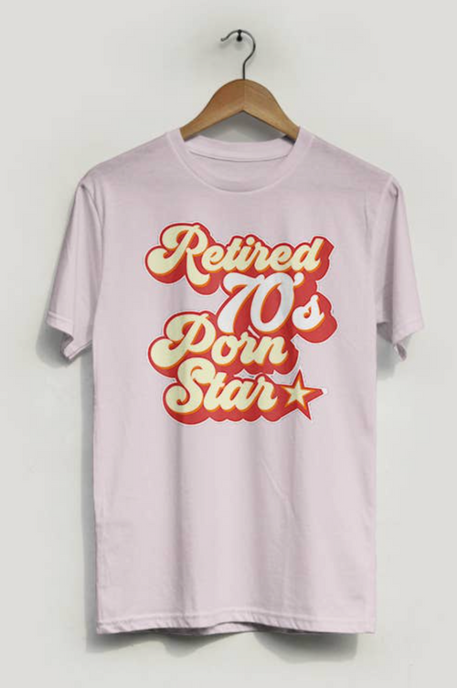 Retired 70's Pornstar Retro T-Shirt