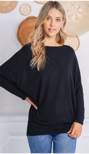 Off The Shoulder Dolman Tunic