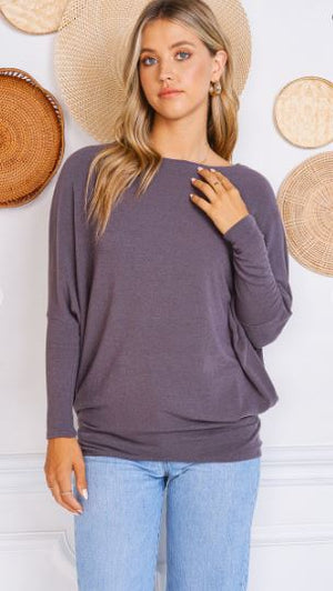 Off The Shoulder Dolman Tunic