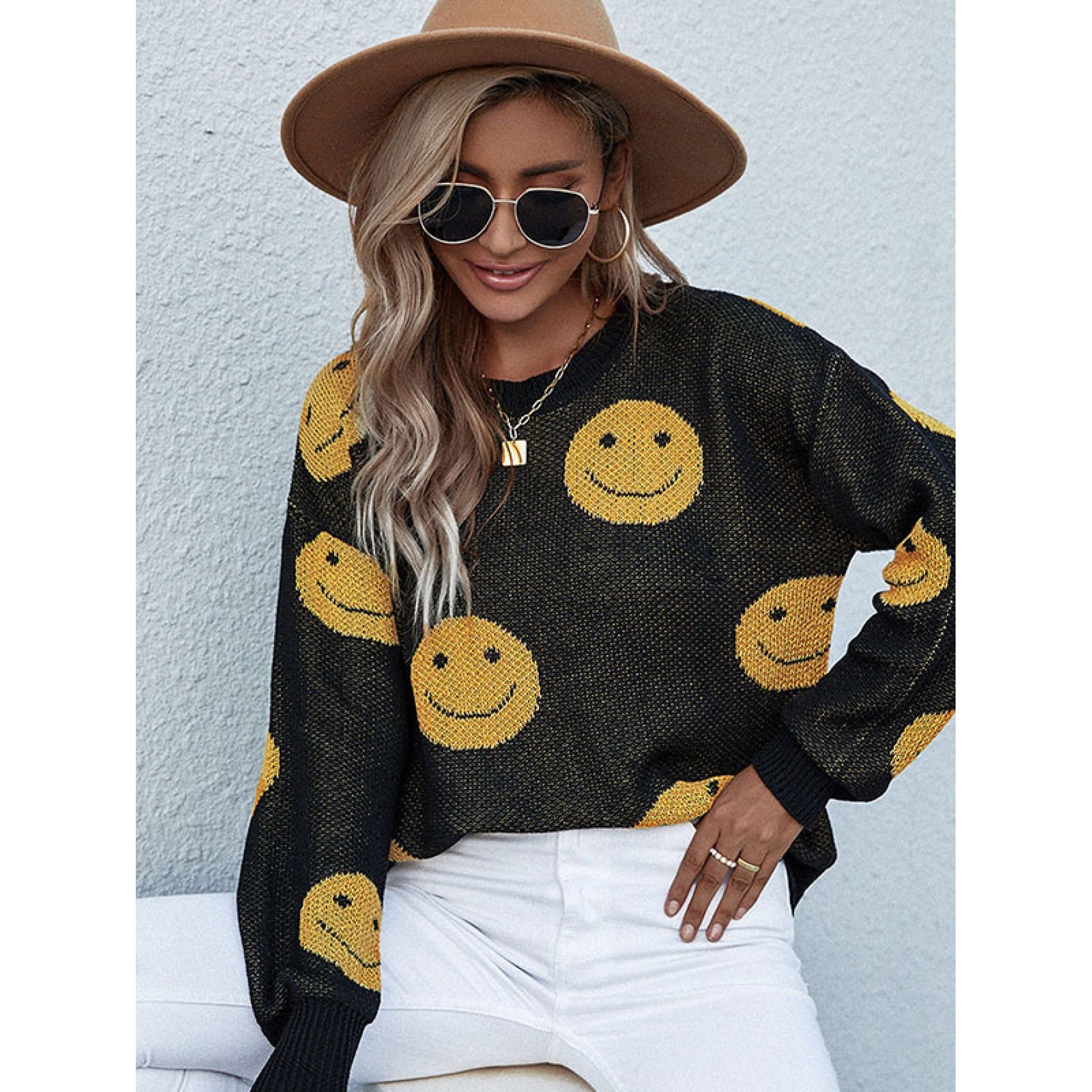 Smiley Face Sweater